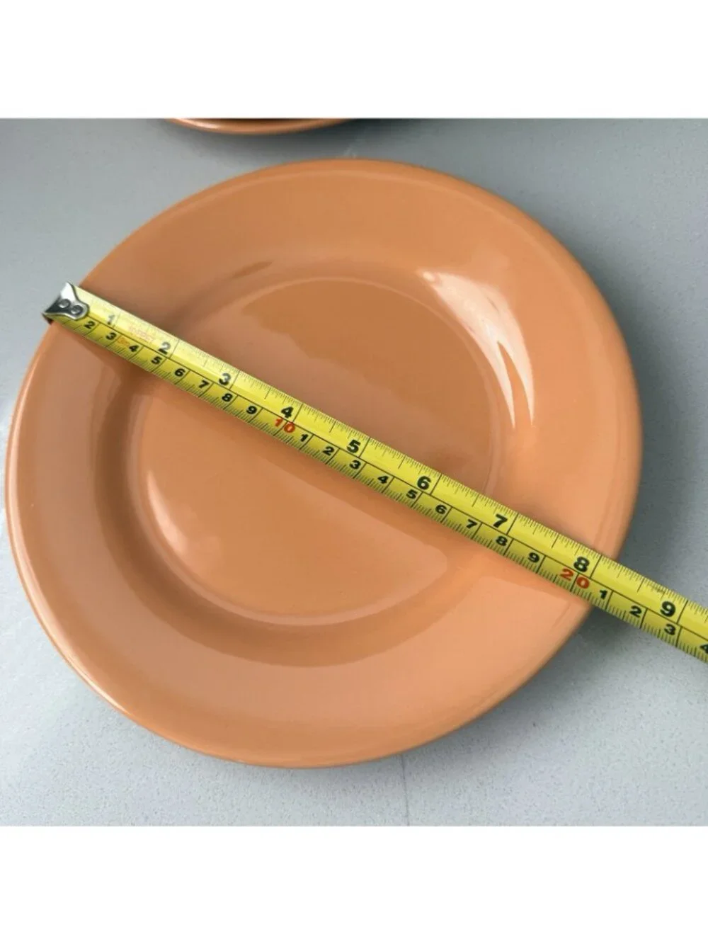 Crate & Barrel Set Of 10 Appetizer Salad Plates Sierra TerraCotta Stoneware 8.25